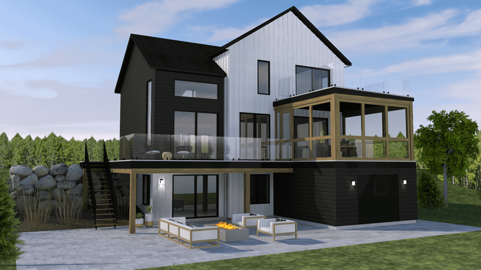 plan maison 3d Modélisation 3D